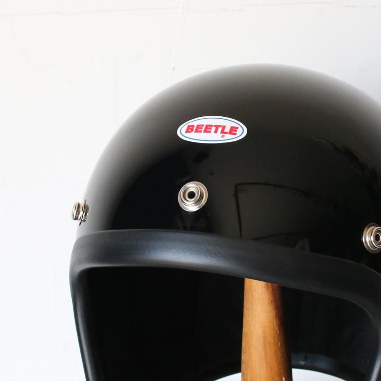 OCEAN BEETLE LAC ジェットヘルメット　black BEETLE L.A.C.