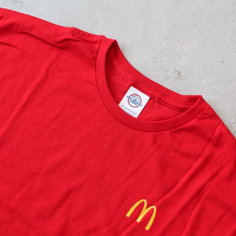 McDonald's マクドナルド Logo T shirt ロゴTシャツ レッド