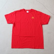 <img class='new_mark_img1' src='https://img.shop-pro.jp/img/new/icons14.gif' style='border:none;display:inline;margin:0px;padding:0px;width:auto;' />McDonald's マクドナルド Logo T shirt ロゴTシャツ レッド