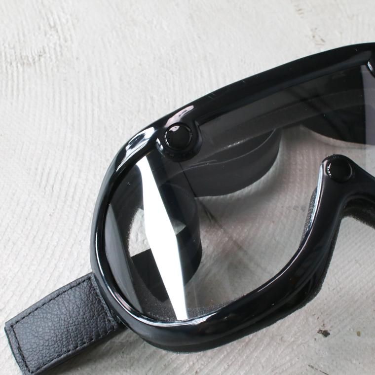 60's VINTAGE GOGGLE ヴィンテージスタイルゴーグル LEATHER 1inch