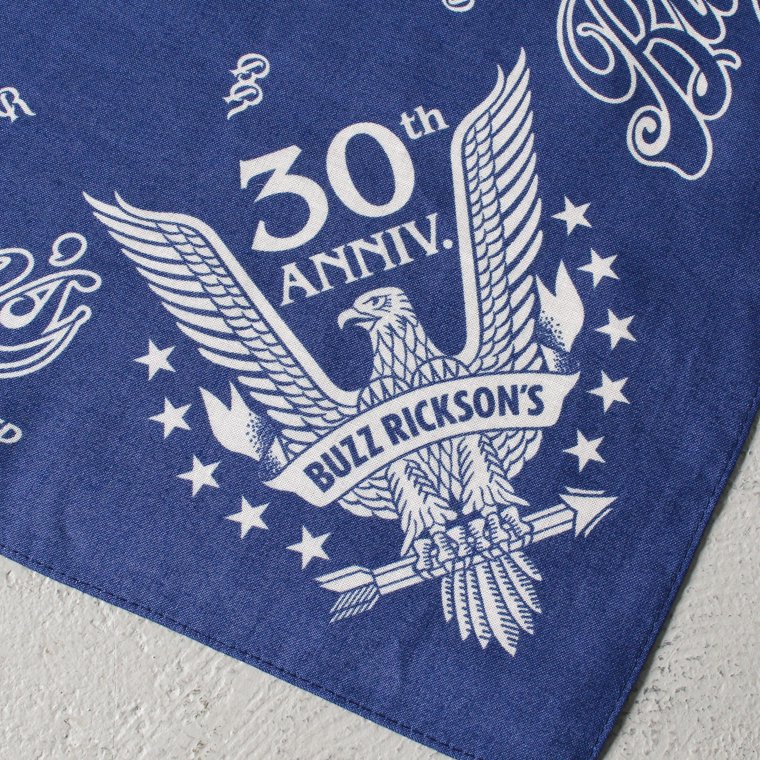 バズリクソンズ BUZZ RICKSON'S 東洋エンタープライズ BR02761 30周年記念バンダナ 30th ANNIVERSARY  BANDANA