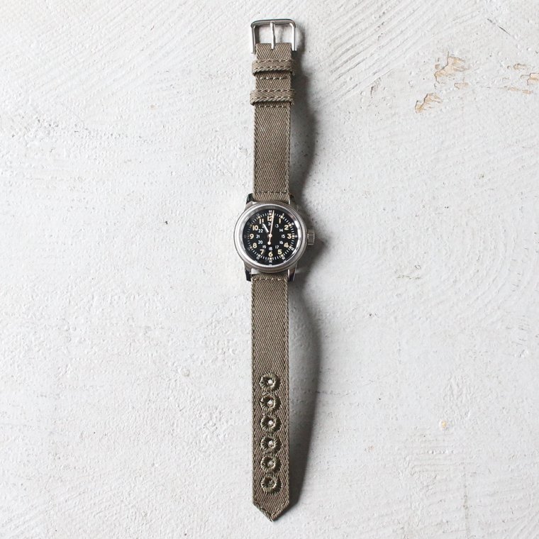 MONTRE ROROI M.R.M.W モントルロロイ 腕時計 12-17vin TYPE A-17 Vintage コットンベルト