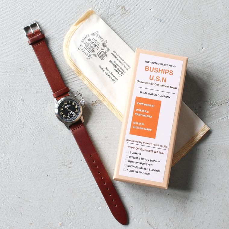 MONTRE ROROI M.R.M.W モントルロロイ 腕時計 BUSHIPS SMALL SCOND ブ