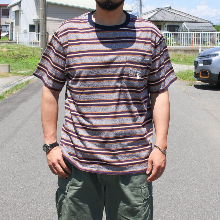 メイプル melple マリブボーダー半袖Tシャツ Malibu Border S/S Tee