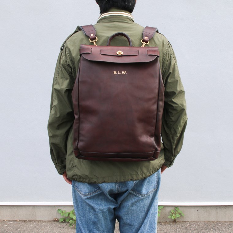 バスコ ヴァスコ VASCO 2ウェイリュックサック LEATHER VOYOGE 2WAY RUCKSACK ブラウン