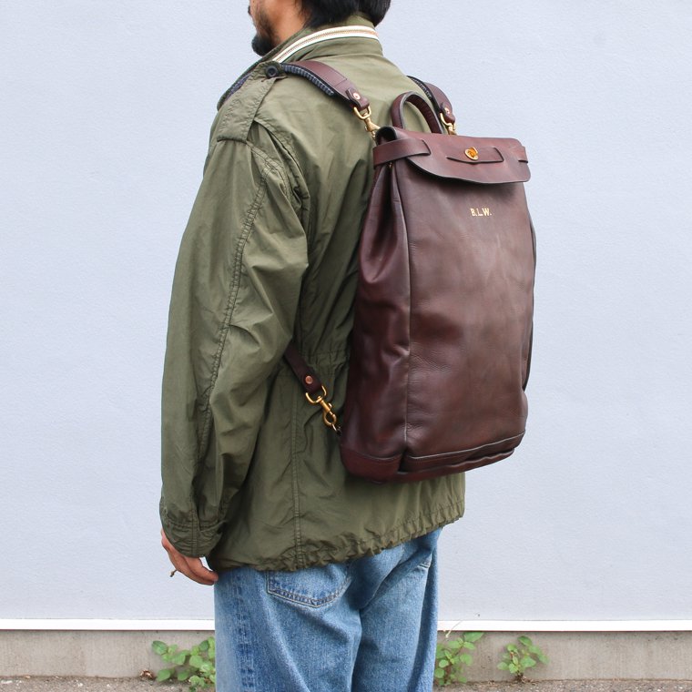 メール便不可】 レザーリュック RUCKSACK 2WAY VOYOGE LEATHER