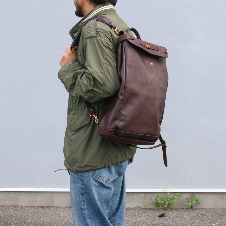 バスコ ヴァスコ VASCO 2ウェイリュックサック LEATHER VOYOGE 2WAY RUCKSACK ブラウン