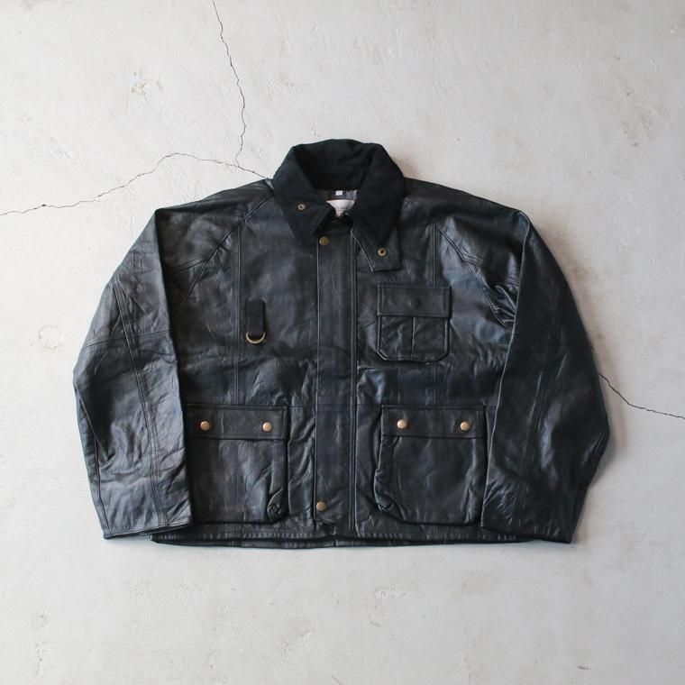 【YOUSED】 REMAKE LEATHER FISHING JACKET