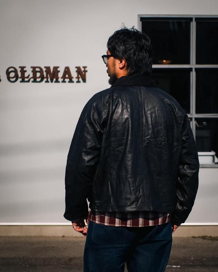 ユーズド YOUSED リメイクレザーフィッシングジャケット REMAKE