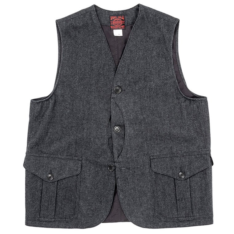 ワーカーズ WORKERS K&T H クルーザーベスト ダークブラウンコーデュロイ Cruiser Vest, Dark Brown Corduroy