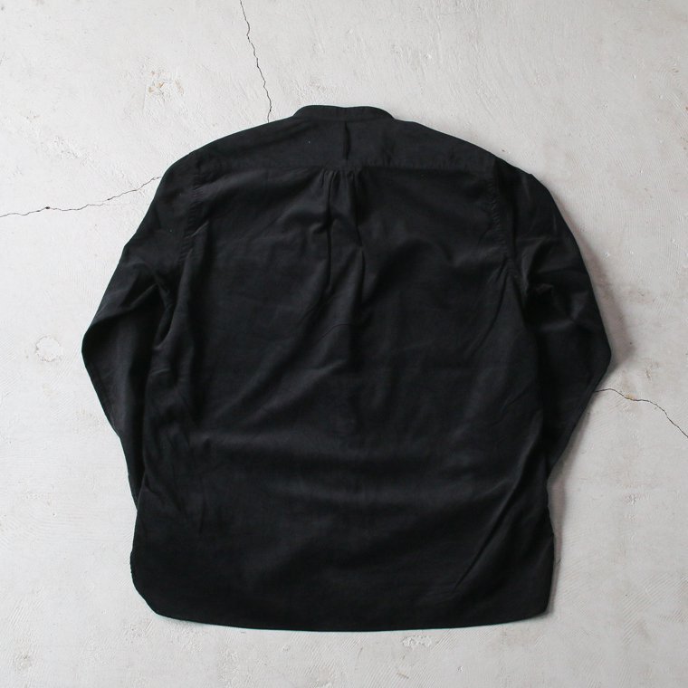 スタンダードシャツ STANDARD SHIRT バンドカラーシャツコーデュロイ Band Collar Shirt グレー