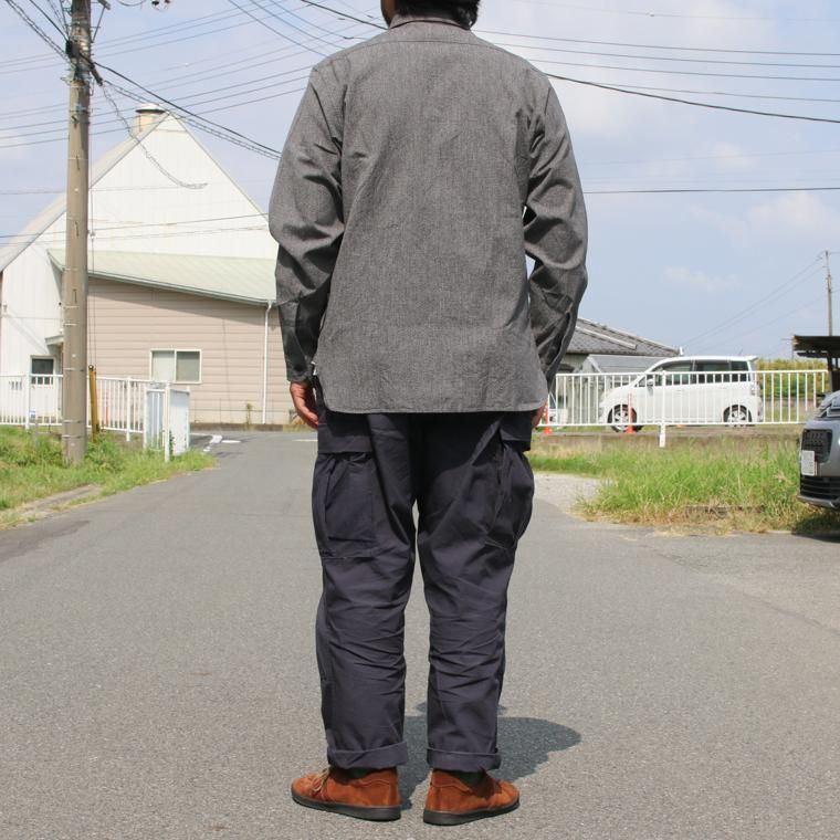 バズリクソンズ BUZZ RICKSON'S 東洋エンタープライズ BR26082 コバートワークシャツ COTTON COVERT WORK  SHIRTS ブラック