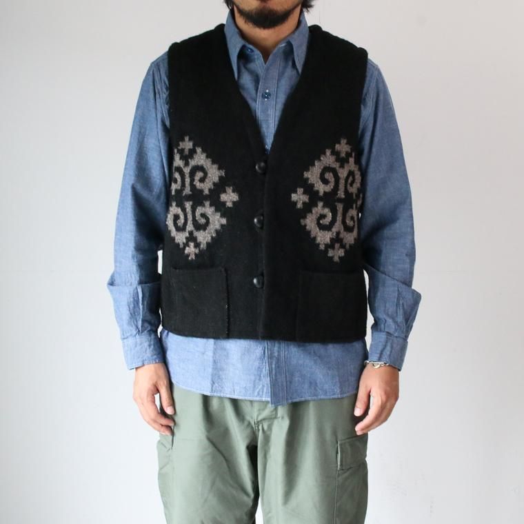 オアハカ ラグ ベスト OAXACA RUG VEST ベージュ