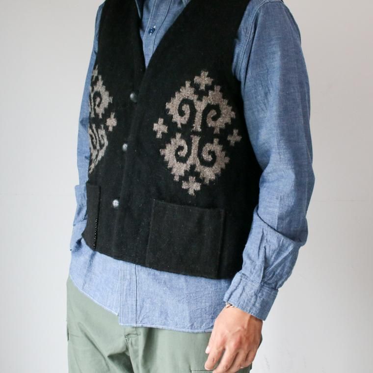 Oaxaca オアハカ RUG VEST Hilo de Tradition ラグベスト イロデ