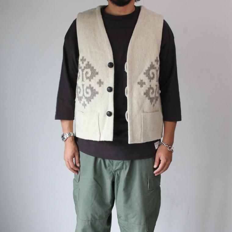 Oaxaca オアハカ RUG VEST Hilo de Tradition ラグベスト イロデ