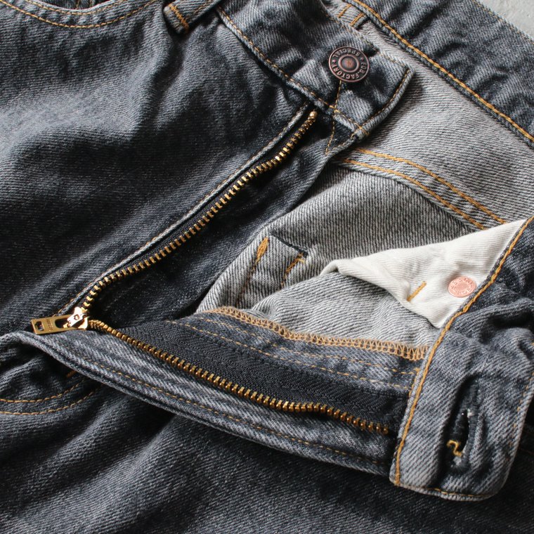 エフオービーファクトリー FOB factory F160 セルヴィッチ66デニムジーンズ SELVEDGE 66 DENIM 5P JEANS  ブラック