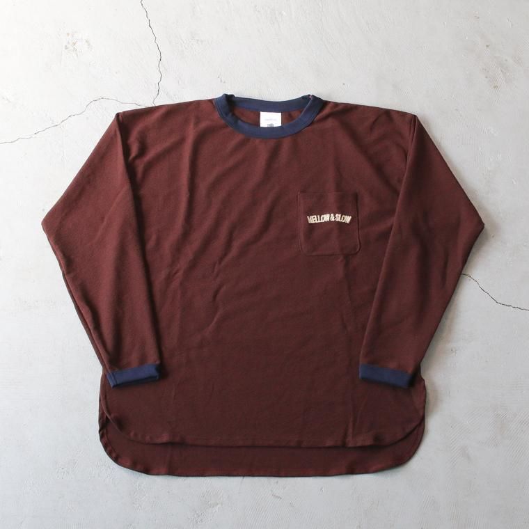 メイプル melple シービューリンガーロングスリーブ Seaview Ringer L/S ブラウン