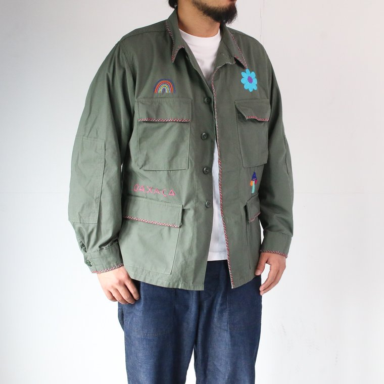 Oaxaca オアハカ Laid Back Military Jacket レイドバックミリタリー