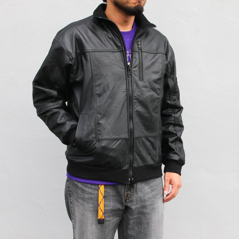 [デグナー] レザーリブジャケット Leather Rib JacketN二万円でいかがでしょか