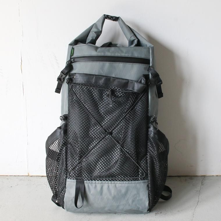 ナーディマウンテンワークス NERDY MOUNTAIN WORKS ザックパック ZACPAC 20L-25L Ver.2.0 X-PAC GRAY