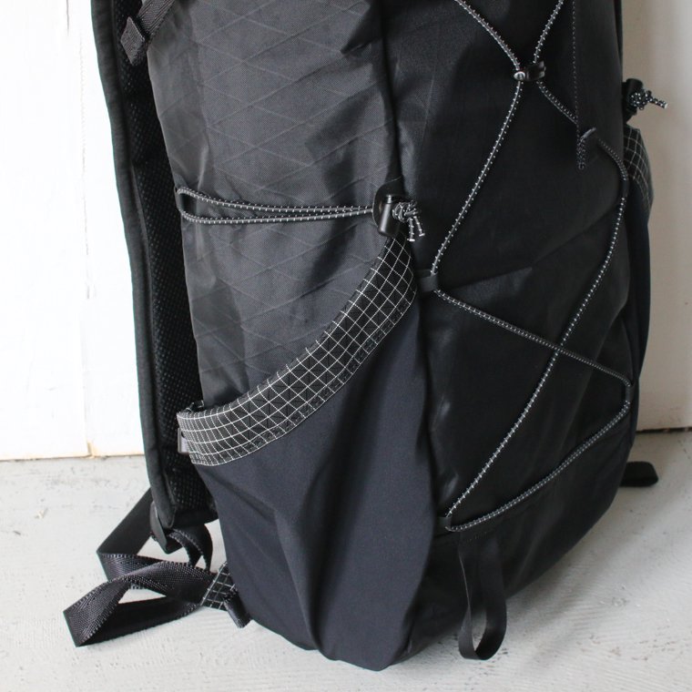 ナーディマウンテンワークス NERDY MOUNTAIN WORKS ザックパック ZACPAC 20L-25L X-PAC BLACK