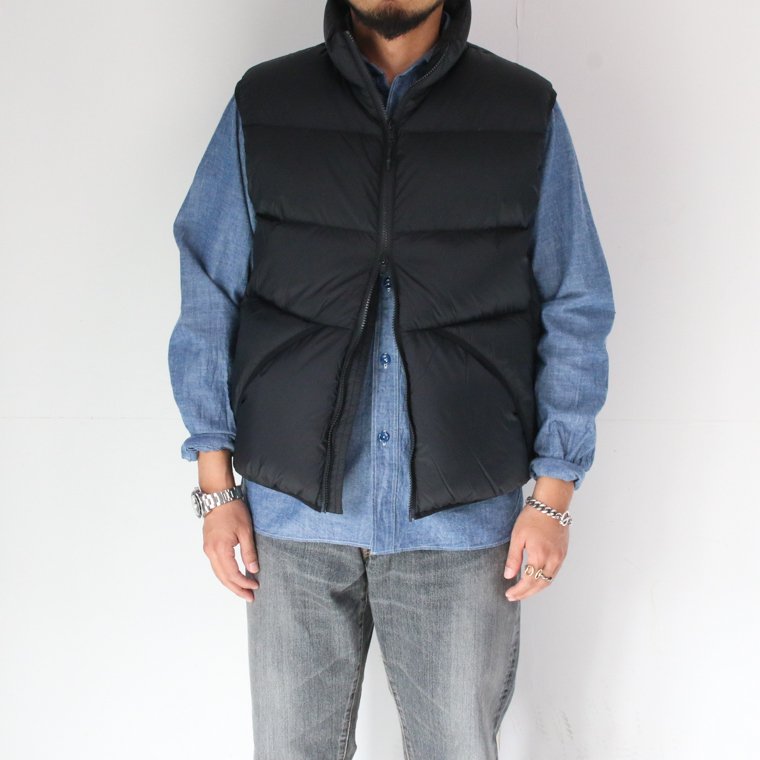 TAION × OOM タイオン×オム DOWN VEST ダウンベスト ブラック