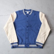 <img class='new_mark_img1' src='https://img.shop-pro.jp/img/new/icons14.gif' style='border:none;display:inline;margin:0px;padding:0px;width:auto;' />MADE メイド LETTERMAN JACKET レターマンジャケット ブルー
