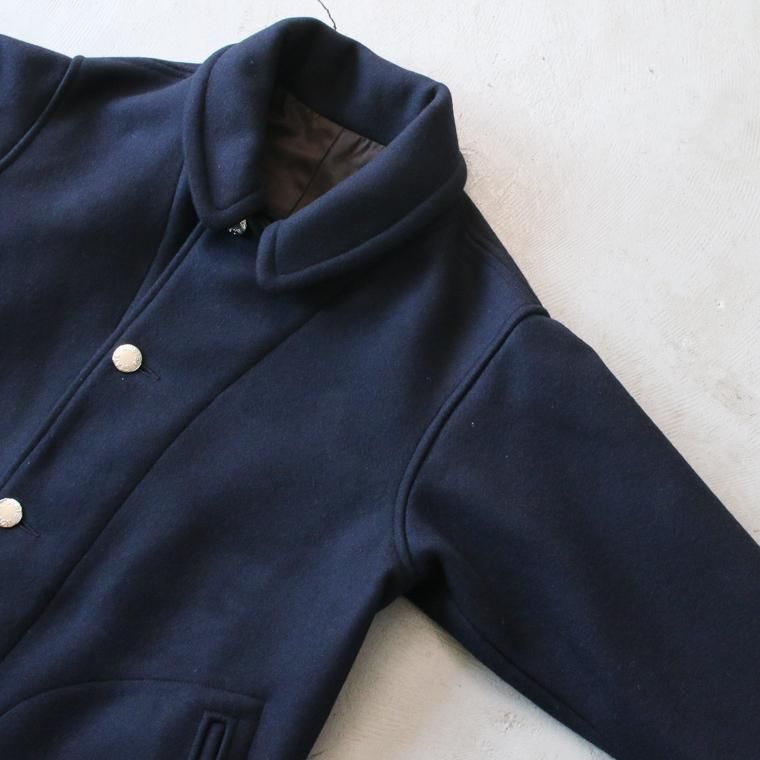 WORKERS/ワーカーズ Prisoner Coat, Navy Meltonの通販