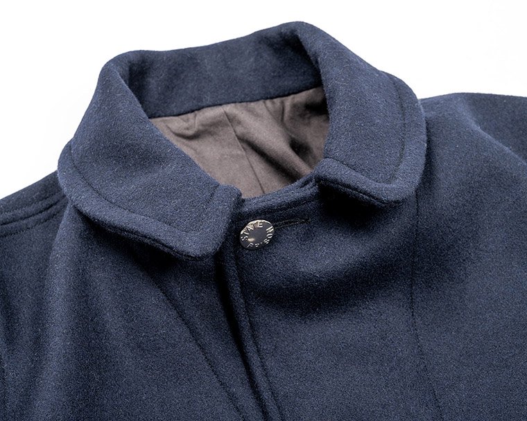 ワーカーズ WORKERS K&T H プリズナーコート Prisoner Coat, Navy Melton