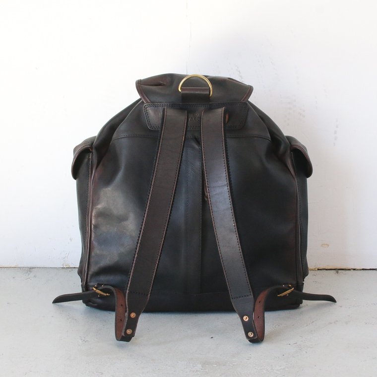 バスコ ヴァスコ VASCO VS-204L レザーアーミーリュックサック LEATHER ARMY RUCKSACK ブラック