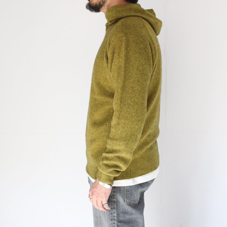 STATIC スタティック YAK PULLOVER ヤクプルオーバー マスタード