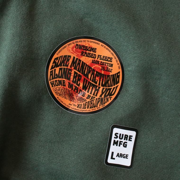 SURE MFG XX DEVELOPMENT スウェット L 日本製