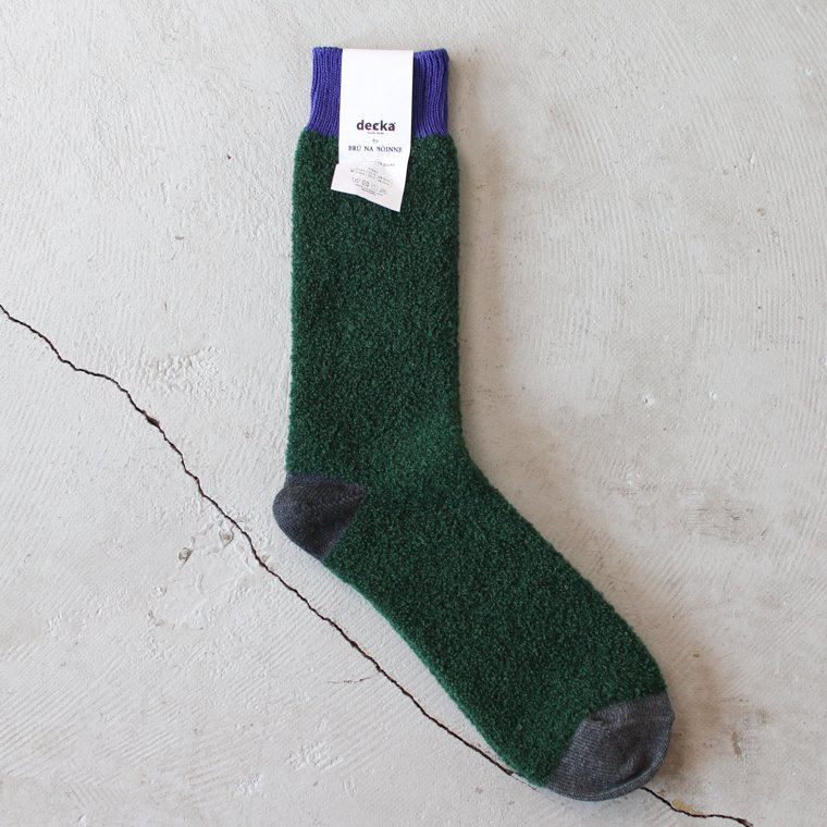 デカ decka アルパカブークレソックス Alpaca Boucle Socks