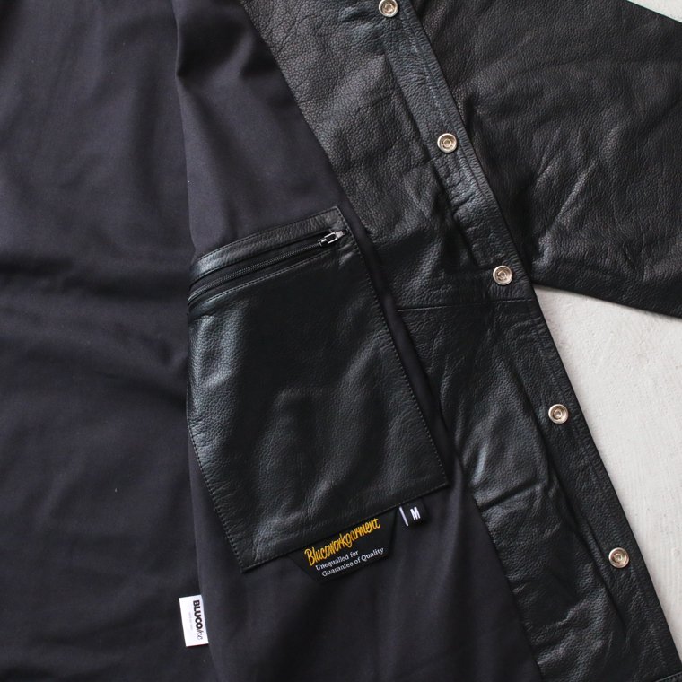 ブルコ BLUCO WORK GARMENT 1309 レザーコーチジャケット LEATHER