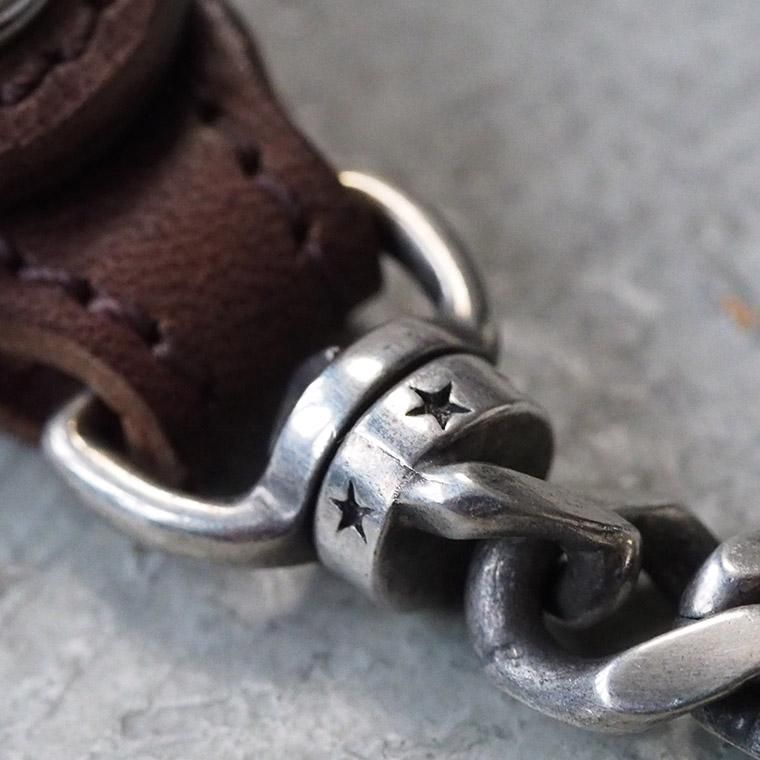 INCEPTION インセプション HORSE BUTT LETHER BRASS CHAIN SILVER