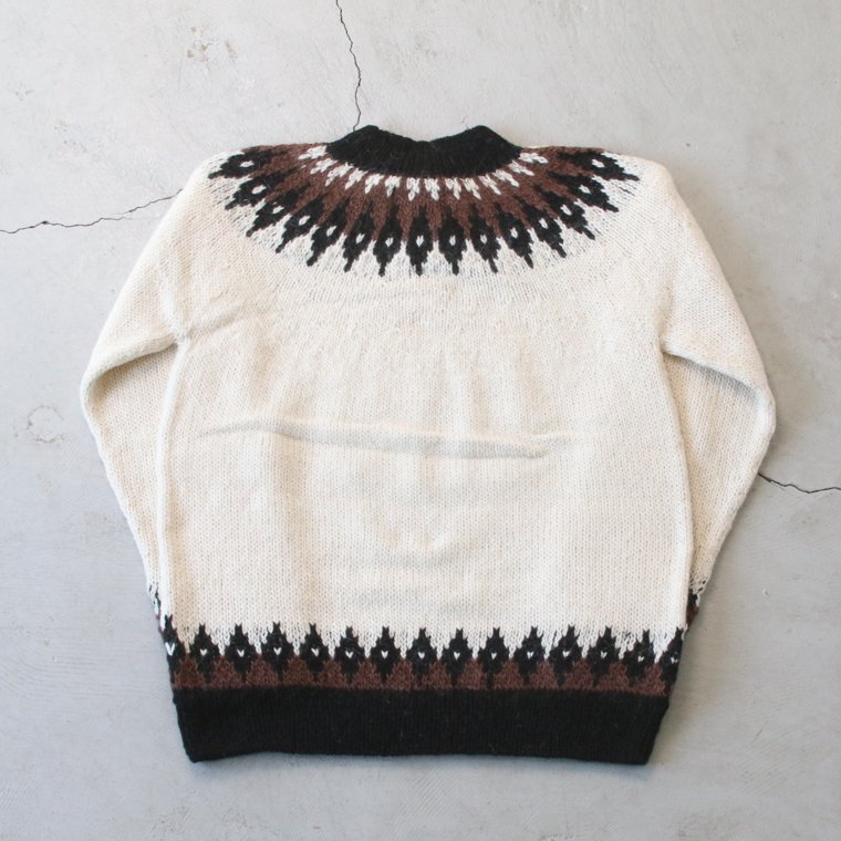 コリンボ COLIMBO ZY-0800 サンディアアルパカウールセーター Sandia Alpaca Wool Sweater レグホーンホワイト