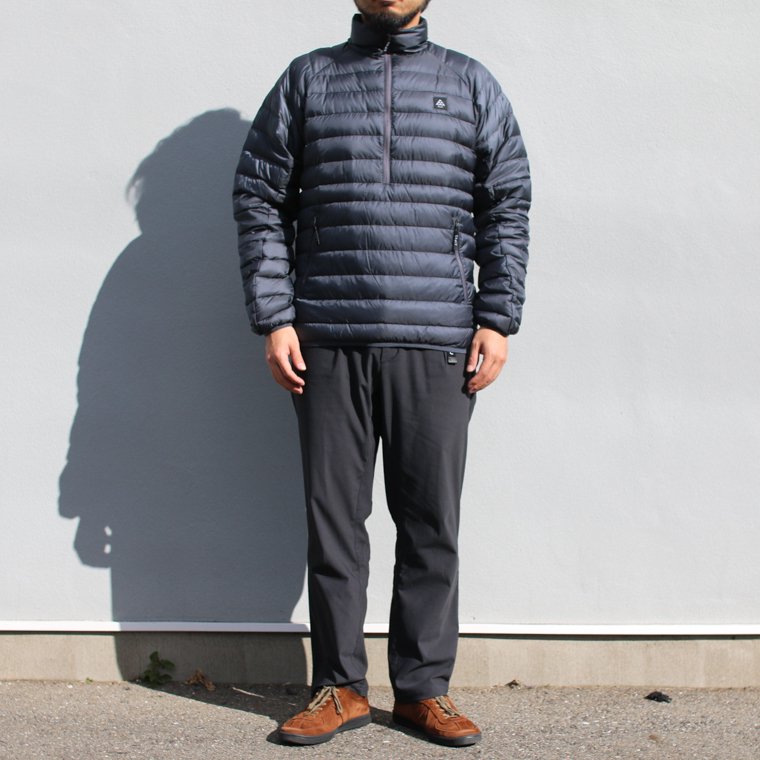 shelt ダウンプルオーバー Down Pullover チャコールグレー