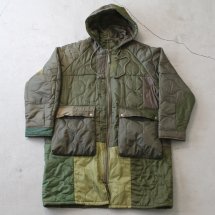 <img class='new_mark_img1' src='https://img.shop-pro.jp/img/new/icons50.gif' style='border:none;display:inline;margin:0px;padding:0px;width:auto;' />Military Liner Fabric Remake Over Coat ߥ꥿꡼饤ʡե֥å ᥤС A