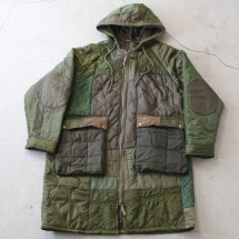 <img class='new_mark_img1' src='https://img.shop-pro.jp/img/new/icons50.gif' style='border:none;display:inline;margin:0px;padding:0px;width:auto;' />Military Liner Fabric Remake Over Coat ߥ꥿꡼饤ʡե֥å ᥤС B