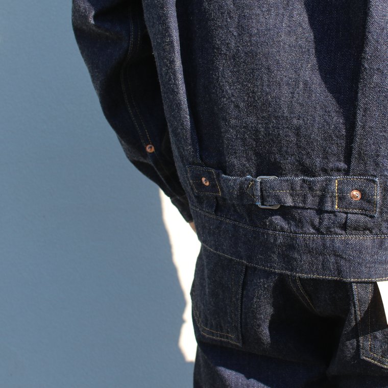 ワーカーズ WORKERS K&T H Lot 806XH, Denim Jacket, Buckle Back 14.7 