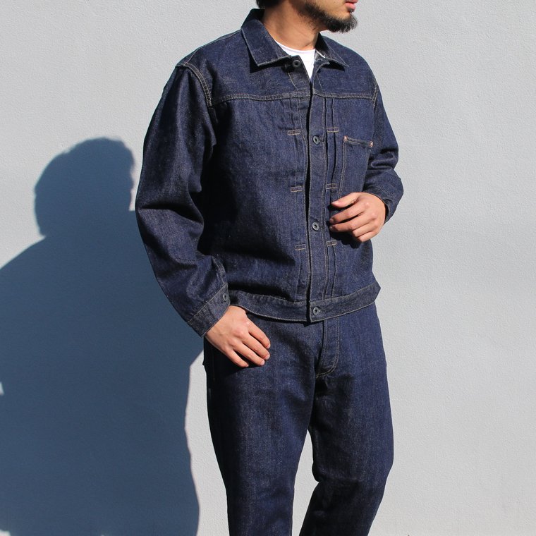 ワーカーズ WORKERS K&T H Lot 806XH, Denim Jacket, Buckle Back 14.7