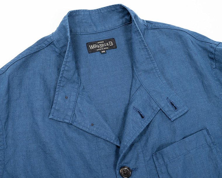 ワーカーズ WORKERS K&T H フォレスティエール Forestier, French Blue Linen