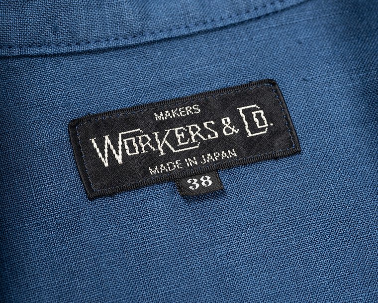 ワーカーズ WORKERS K&T H フォレスティエール Forestier, French Blue Linen