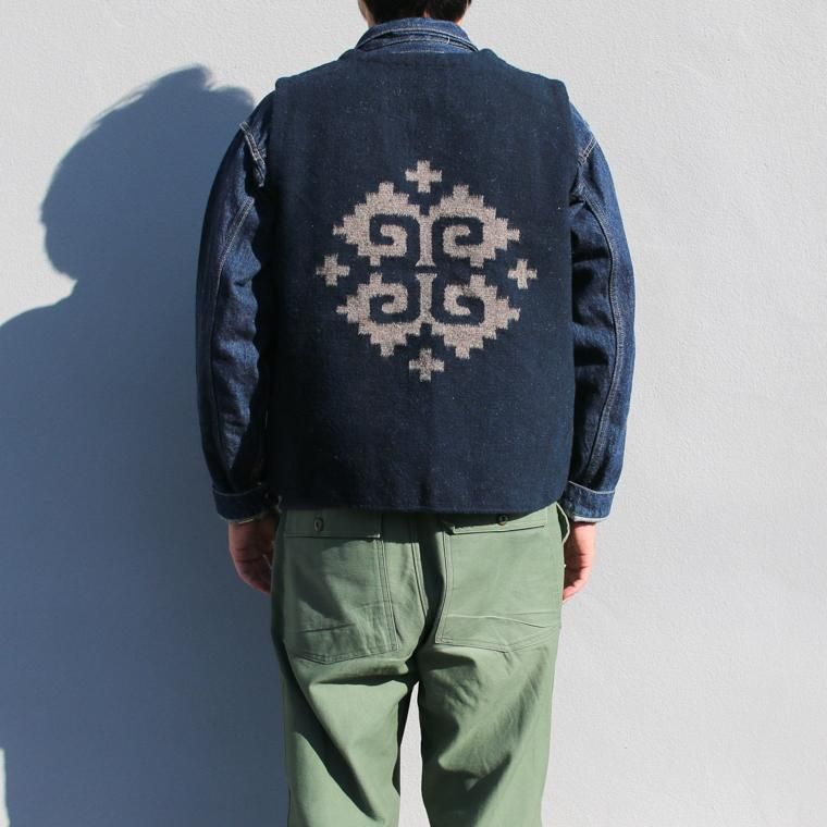 Oaxaca Rug Vest / `Caracol` カラコル Oaxaca オアハカ RUG VEST Hilo de Tradition ラグベスト イロデ