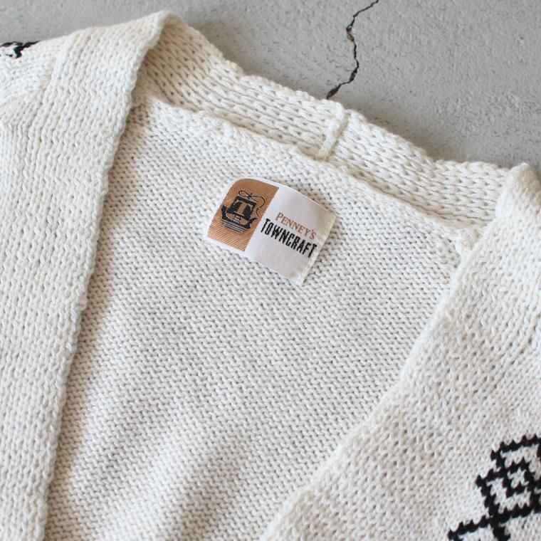 タウンクラフト TOWNCRAFT ジャガードカーディガン JACQUARD タウンクラフト TOWNCRAFT ジャガードカーディガン JACQUARD