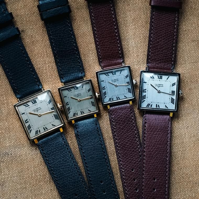 VAGUE WATCH CO. 腕時計 レザー ヴァーグウォッチ VAGUE WATCH Co. カレピース Carré Pièce