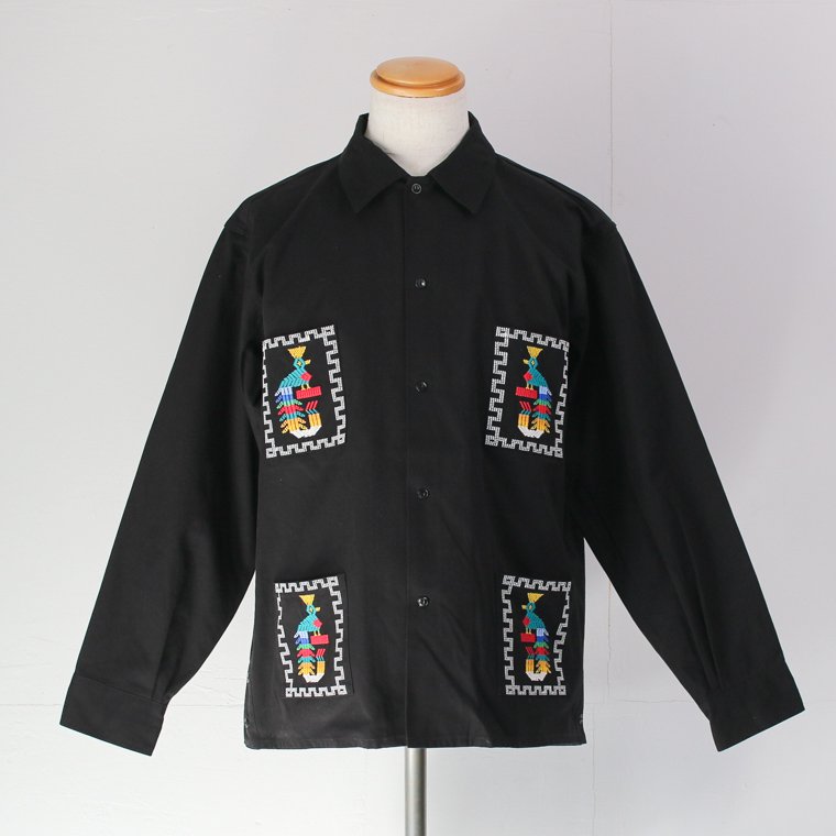 ペニーズ PENNEY'S ガテマラシャツジャケット GUATEMALA SHIRT JACKET ブラック