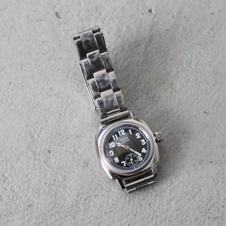 VAGUE COUSSIN ネイビー時計 レザー（ブルー）腕時計 メンズ - 時計