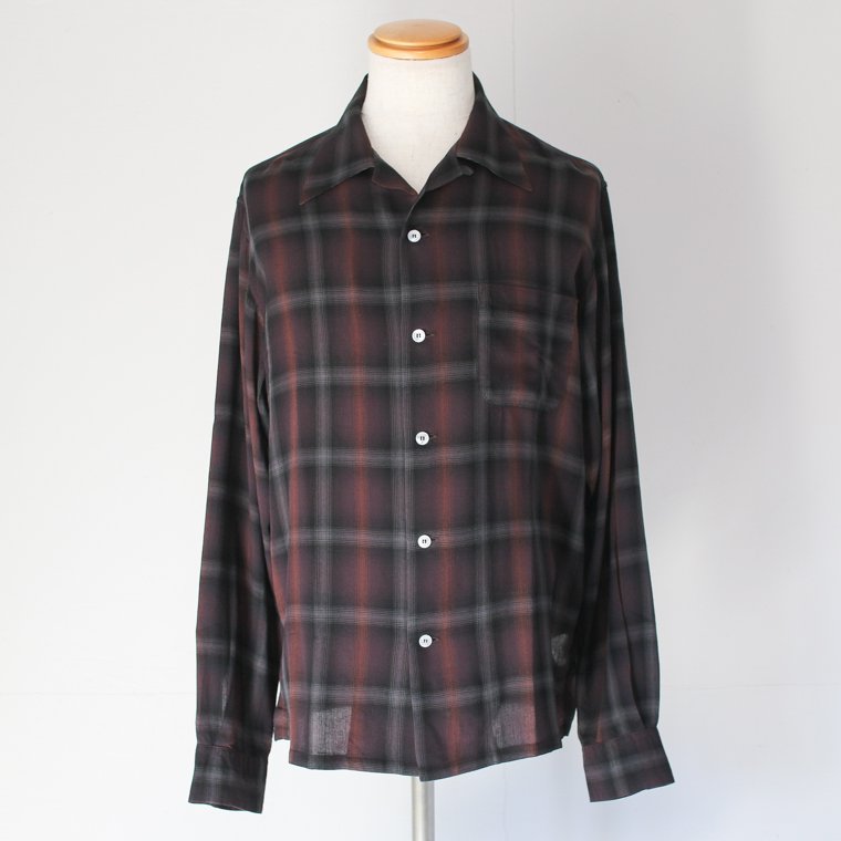 シュガーケーン SUGAR CANE SC29120 RAYON OMBRE CHECK OPEN SHIRT