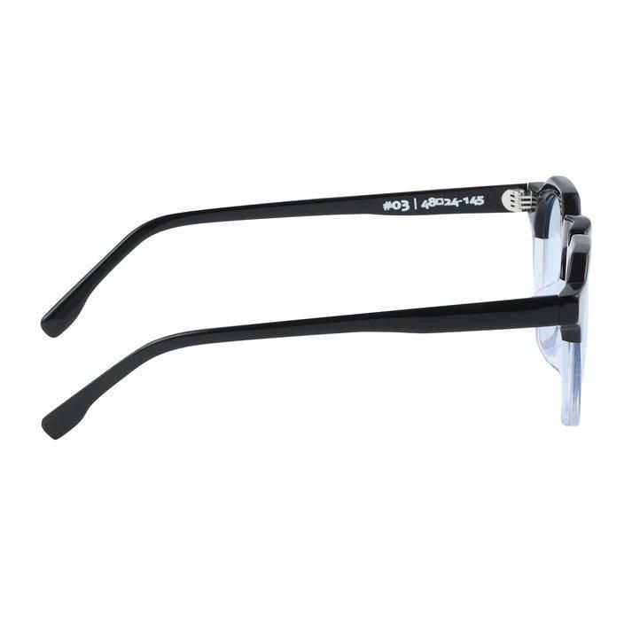 OWN EYEWEAR オウンアイウェア #03 サングラス BLACK × CLEAR / SMOKY BLUE